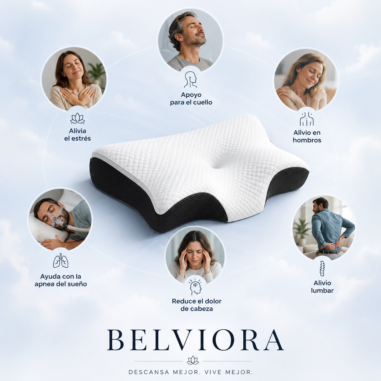 Belviora™ – Almohada Cervical