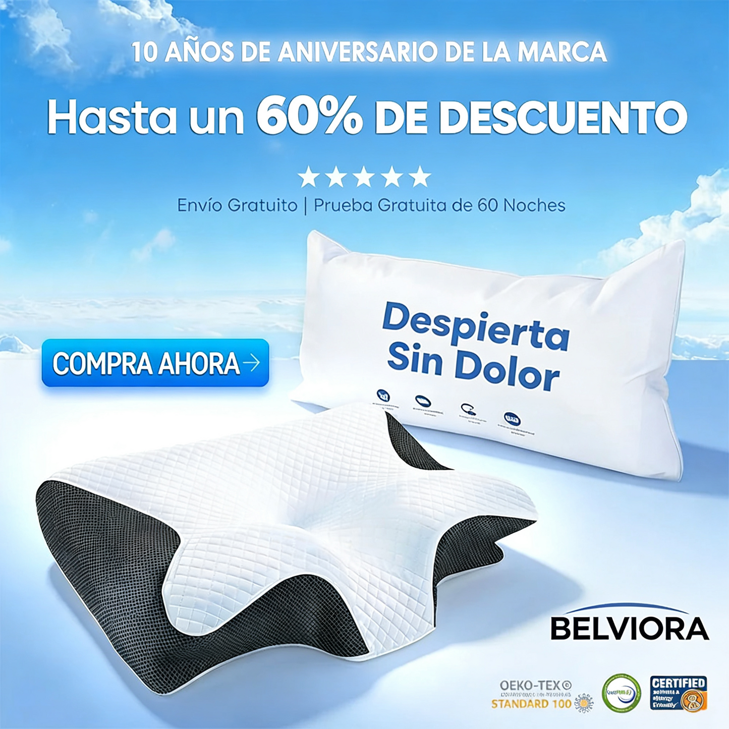Belviora™ – Almohada Cervical